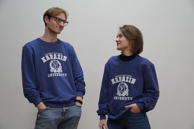 Sweatshirt "Karazin University" blue