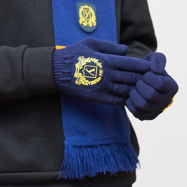 Gloves with the coat of arms of the university