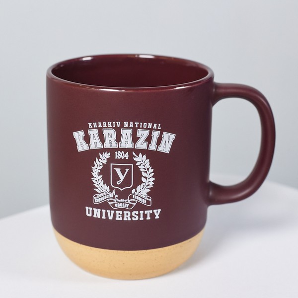 Чашка "Karazin University" бордова